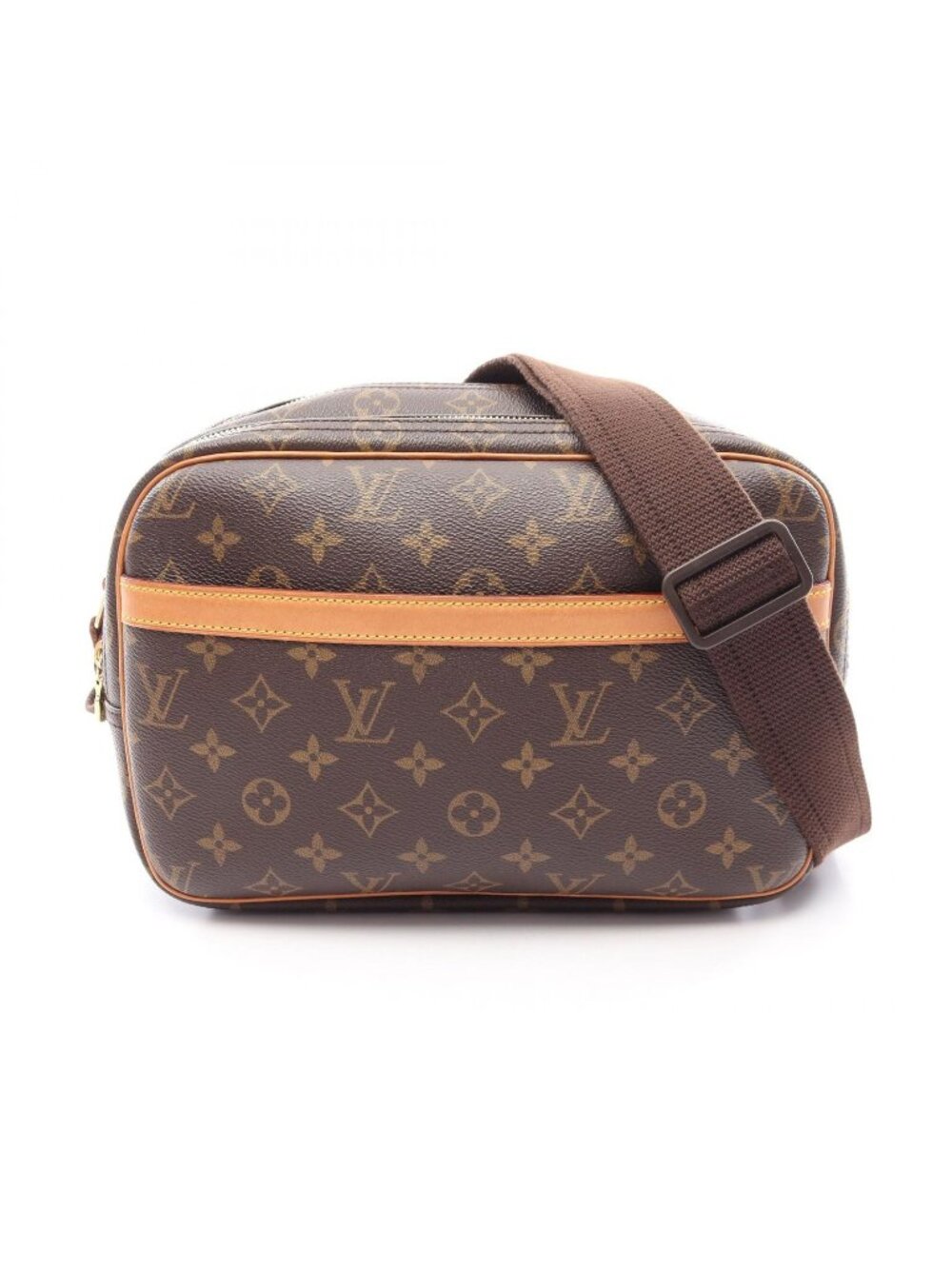 Louis Vuitton Shoulder Bag Reporter PM Canvas Leather